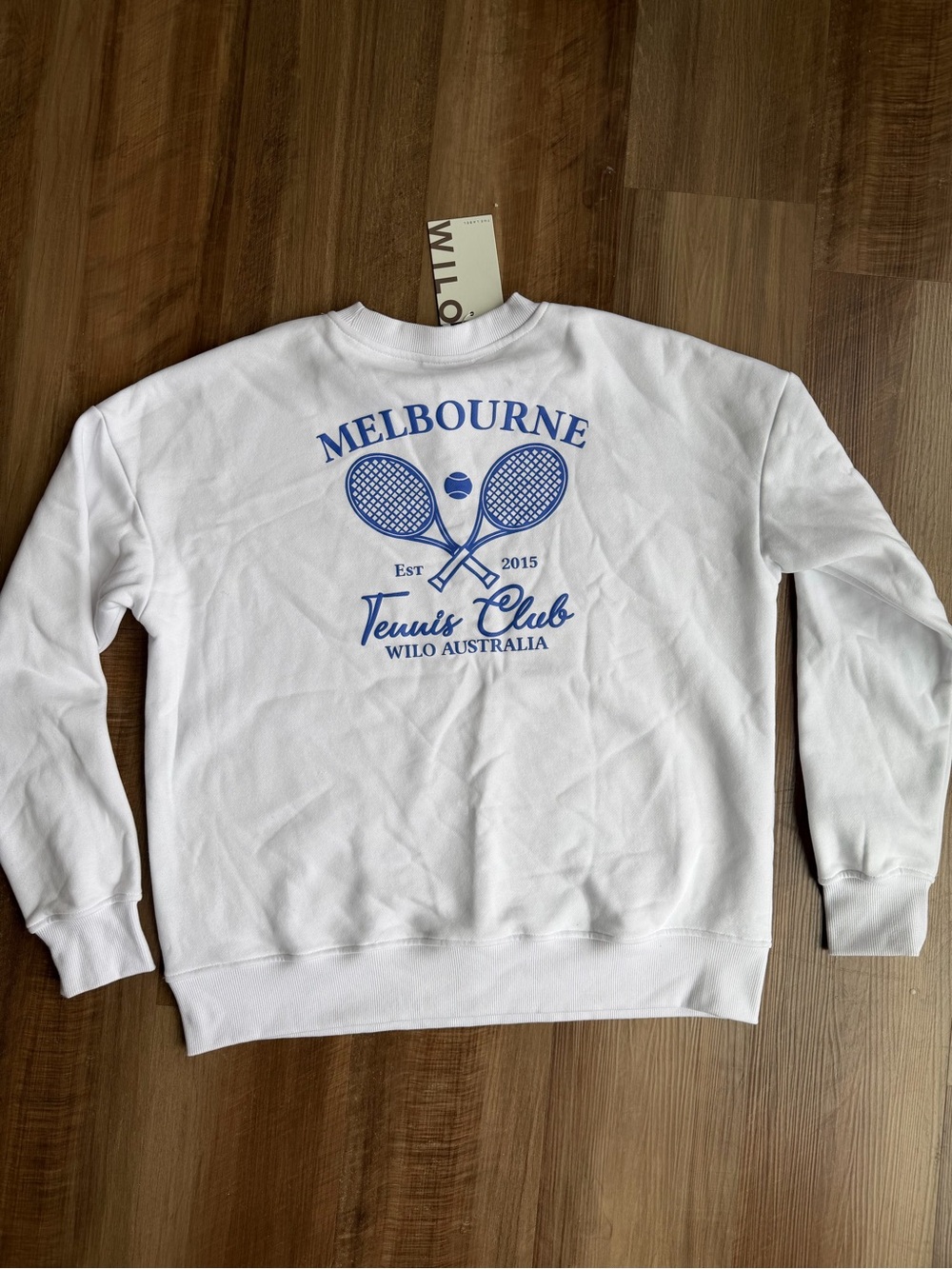 π€ Wilo The Label Melbourne Tennis Club Crewneck πΎ - Picture 3 of 4